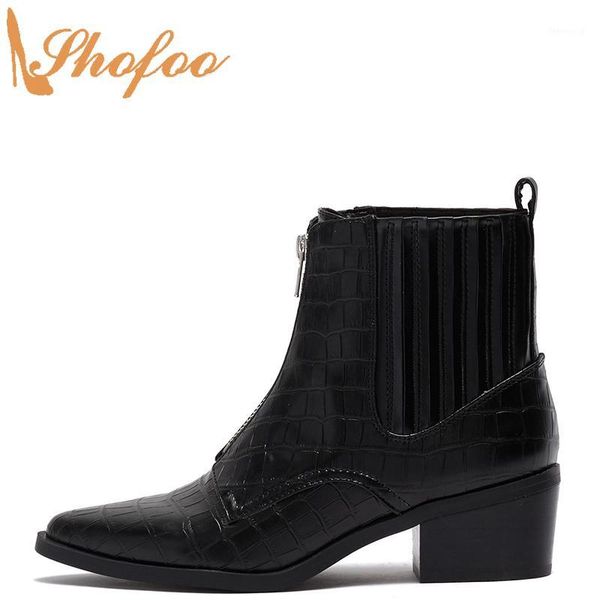black crocodile embossed woman ankle boots high chunky heels pointed toe booties zip big size 15 16 ladies fashion shoes shofoo1
black crocodile embossed woman ankle boots high chunky heels pointed toe booties zip big size 15 16 ladies fashion shoes shofoo1