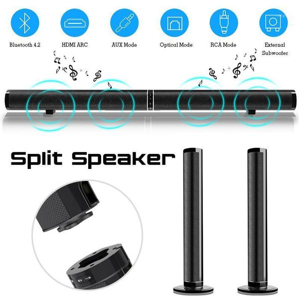 50w tv soundbar bluetooth speaker detachable tv sound bar hifi 3d stereo column dual subwoofer surround for home theater rsionch1
50w tv soundbar bluetooth speaker detachable tv sound bar hifi 3d stereo column dual subwoofer surround for home theater rsionch1