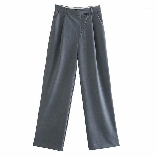 zoepo asymmetrical wide leg pants women fashion casual loose gray trousers women elegant full length pants female ladies jl1, Black;white
zoepo asymmetrical wide leg pants women fashion casual loose gray trousers women elegant full length pants female ladies jl1, Black;white