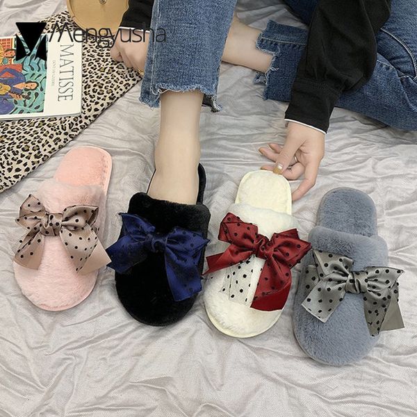 winter plush mules women polka dot bowknot fluffy slippers zapatos mujer cotton shoes woman pantuflas cozy cover toe fur slides x1020, Black
winter plush mules women polka dot bowknot fluffy slippers zapatos mujer cotton shoes woman pantuflas cozy cover toe fur slides x1020, Black