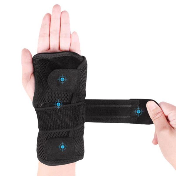 aolikes 1pcs wrist splints wrist support brace for arthritis tendonitis night sleep with palm cushion pad right left hand, Black;red
aolikes 1pcs wrist splints wrist support brace for arthritis tendonitis night sleep with palm cushion pad right left hand, Black;red