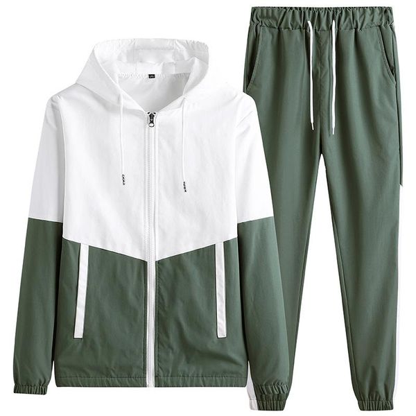 running sets a zip-up sweatshirt men's sportswear suit casual wear leggings and hat coats, Black;blue
running sets a zip-up sweatshirt men's sportswear suit casual wear leggings and hat coats, Black;blue