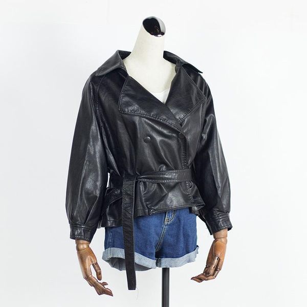 biker moto short coats new 2020 spring autumn women pu outerwear casual long sleeve slim belt faux leather jacket1, Black
biker moto short coats new 2020 spring autumn women pu outerwear casual long sleeve slim belt faux leather jacket1, Black