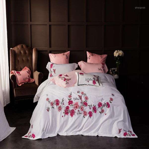 tencel cotton bedlinen peony flower embroidery bedding sets king size duvet cover pillowcase flat bedsheet1
tencel cotton bedlinen peony flower embroidery bedding sets king size duvet cover pillowcase flat bedsheet1