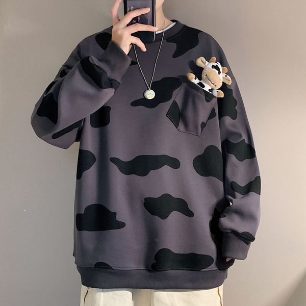new 2021 man in hoodies instagram cow go with loose taste bf push and heavy harajuku streetwear hoodie jacket cu9y, Black
new 2021 man in hoodies instagram cow go with loose taste bf push and heavy harajuku streetwear hoodie jacket cu9y, Black