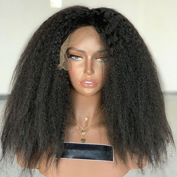 costume accessories afro kinky straight black synthetic lace front wig for women with baby hair synthetic hair preplucked daily 180% density, Silver
costume accessories afro kinky straight black synthetic lace front wig for women with baby hair synthetic hair preplucked daily 180% density, Silver