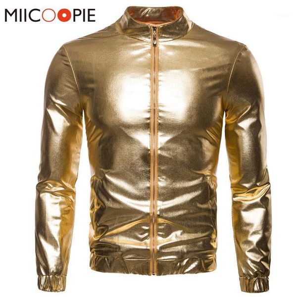 fashion men nightclubs gold glossy jackets coats men women casual slim thin zippers coat silver golden hip hop bomber jacket1, Black;brown
fashion men nightclubs gold glossy jackets coats men women casual slim thin zippers coat silver golden hip hop bomber jacket1, Black;brown