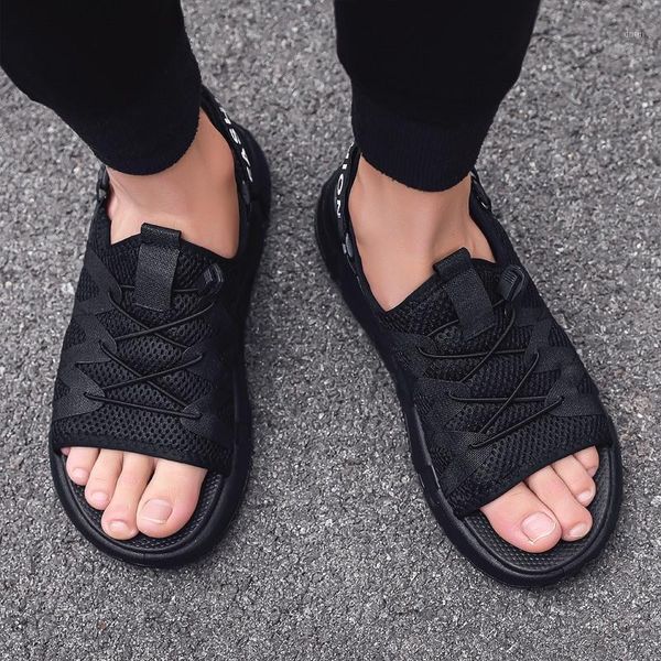 classic fashion men sandals summer soft sandals comfortable men shoes mesh soft outdoor high-quality roman1, Black
classic fashion men sandals summer soft sandals comfortable men shoes mesh soft outdoor high-quality roman1, Black