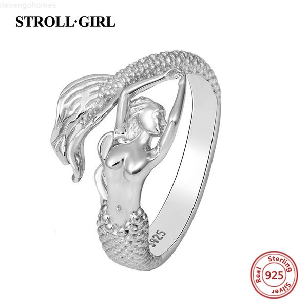 sterling silver 925 beautiful mermaid adjustable open strollgirl size ring fashion jewelry making for women gift sh, Golden;silver
sterling silver 925 beautiful mermaid adjustable open strollgirl size ring fashion jewelry making for women gift sh, Golden;silver