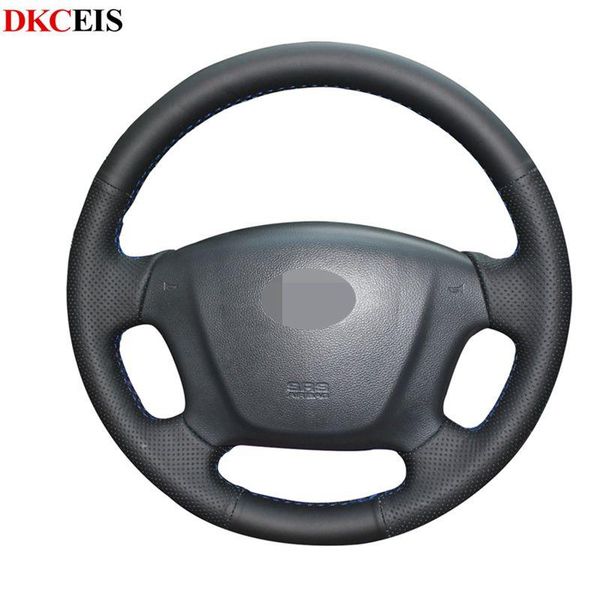 hand-stitched black soft artificial leather car steering wheel covers wrap for kia rondo entourage 2007 carens 2007-2011
hand-stitched black soft artificial leather car steering wheel covers wrap for kia rondo entourage 2007 carens 2007-2011