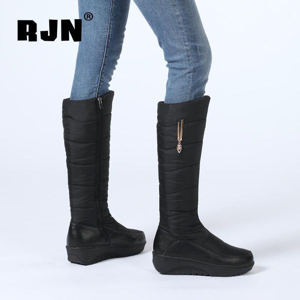 rjn new stylish knee-high boots handmade autumn warm boots comfortable round toe anti-skid platform shoes ro3751, Black
rjn new stylish knee-high boots handmade autumn warm boots comfortable round toe anti-skid platform shoes ro3751, Black