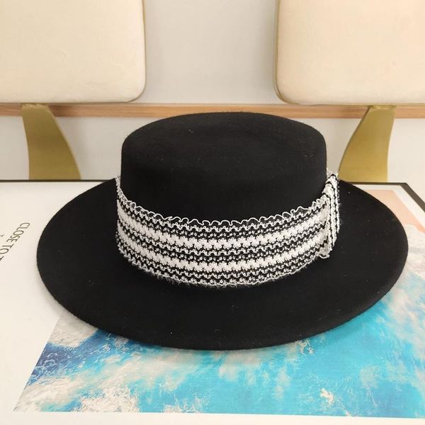 2021 new fashion high-end black atmosphere versatile trend flat australian 100% wool luxury black hathat, Blue;gray
2021 new fashion high-end black atmosphere versatile trend flat australian 100% wool luxury black hathat, Blue;gray