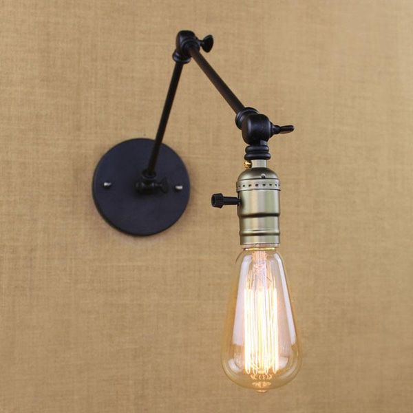 industrial retro vintage black adjust iron head swing arm wall lamps e27 lights sconce for bedside bedroom corridor luminaire
industrial retro vintage black adjust iron head swing arm wall lamps e27 lights sconce for bedside bedroom corridor luminaire
