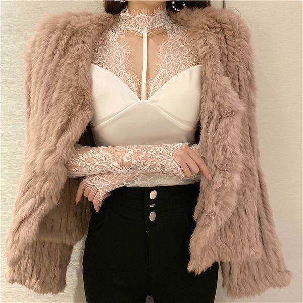 autumn 2020 new hollow v-neck with lace slim short long sleeve bottoming shirt for women
autumn 2020 new hollow v-neck with lace slim short long sleeve bottoming shirt for women