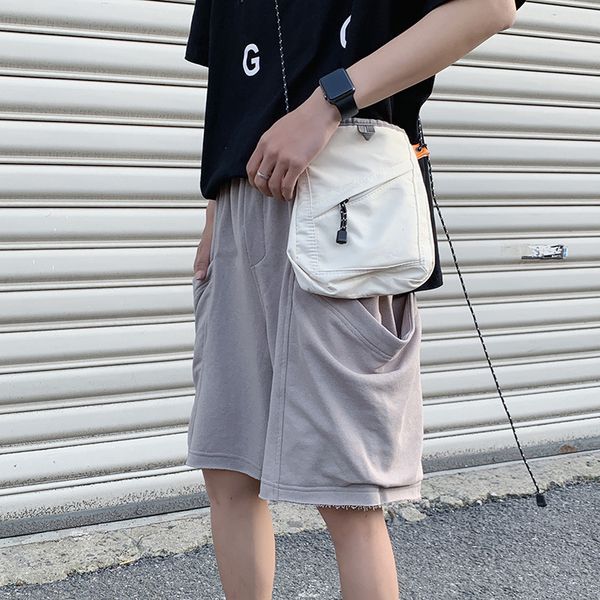 summer ins tooling shorts men's fashion korean loose lovers casual straight bf 5-point sports pants, White;black
summer ins tooling shorts men's fashion korean loose lovers casual straight bf 5-point sports pants, White;black