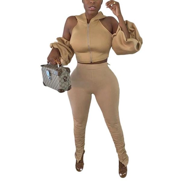 felyn 2020 new arrival two pieces women set solid hooded collar long sleeve hole backless and long pants outfits boutique, Gray
felyn 2020 new arrival two pieces women set solid hooded collar long sleeve hole backless and long pants outfits boutique, Gray