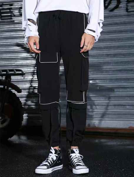 27-44 2019 men's clothing hair stylist catwalk original overalls harem pants plus size costumes1, Black
27-44 2019 men's clothing hair stylist catwalk original overalls harem pants plus size costumes1, Black