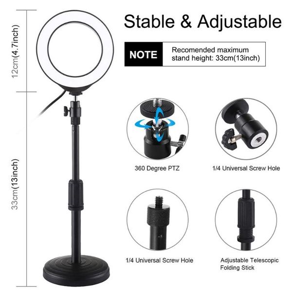 flashes dimmable 6.2inch 16cm usb led selfie ring light lamp camera phone video makeup with 49cm tripod for live youtub
flashes dimmable 6.2inch 16cm usb led selfie ring light lamp camera phone video makeup with 49cm tripod for live youtub