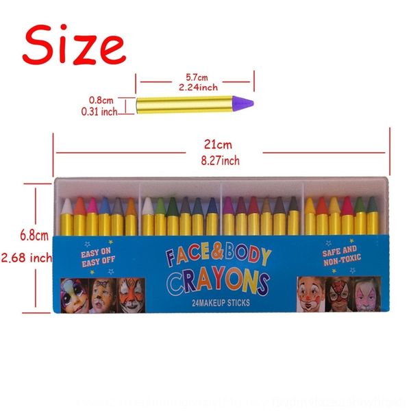 uolaa 24 face clown for non-toxic pen crayons makeup party box color box color boxtested halloween 5ruph
uolaa 24 face clown for non-toxic pen crayons makeup party box color box color boxtested halloween 5ruph