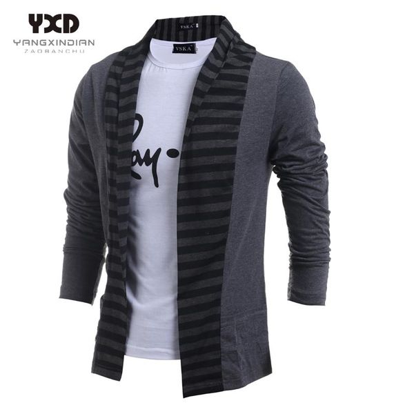 mens clothes splice cardigans mans stripe knitted sweater men casual cardigan man coat korean clothes slim outwear, White;black
mens clothes splice cardigans mans stripe knitted sweater men casual cardigan man coat korean clothes slim outwear, White;black