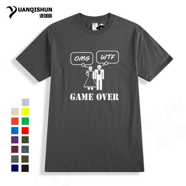 sport funny wedding gift t shirts game over men and women marriage humor printing t-shirt personality design short sleeves tees
sport funny wedding gift t shirts game over men and women marriage humor printing t-shirt personality design short sleeves tees