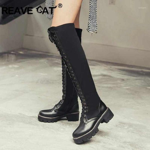 boots reave cat winter ankle thick heel lace up round toe pu leather mujer botas feminino platform black shoes women a12721
boots reave cat winter ankle thick heel lace up round toe pu leather mujer botas feminino platform black shoes women a12721