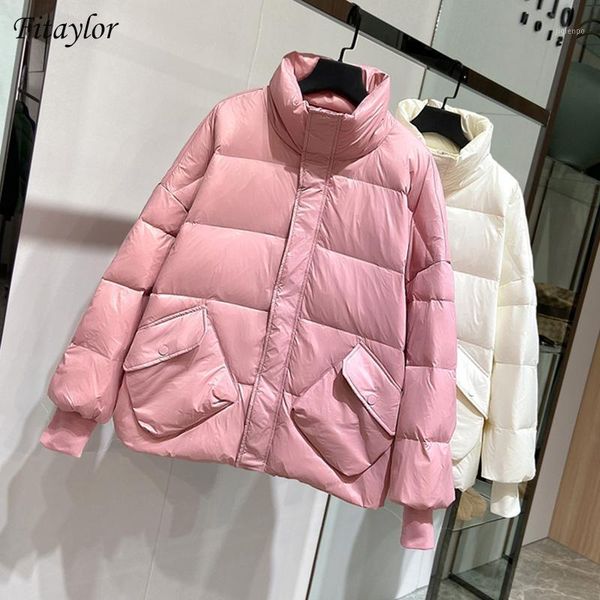 women's down & parkas fitaylor 2021 winter women stand collar loose thick warm 90% white duck coat cute bright color snow outwear1, Black
women's down & parkas fitaylor 2021 winter women stand collar loose thick warm 90% white duck coat cute bright color snow outwear1, Black