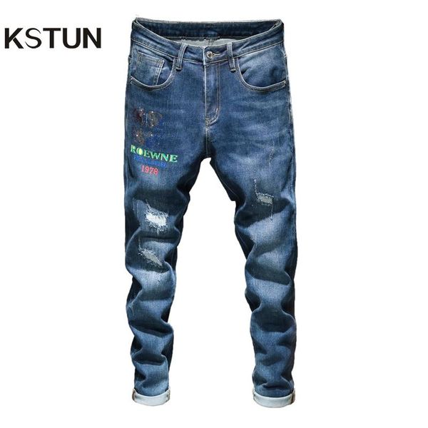 men's jeans ripped men slim fit stretch blue distressed streetwear patched thermoprint sequined desinger printed letter casual pants
men's jeans ripped men slim fit stretch blue distressed streetwear patched thermoprint sequined desinger printed letter casual pants