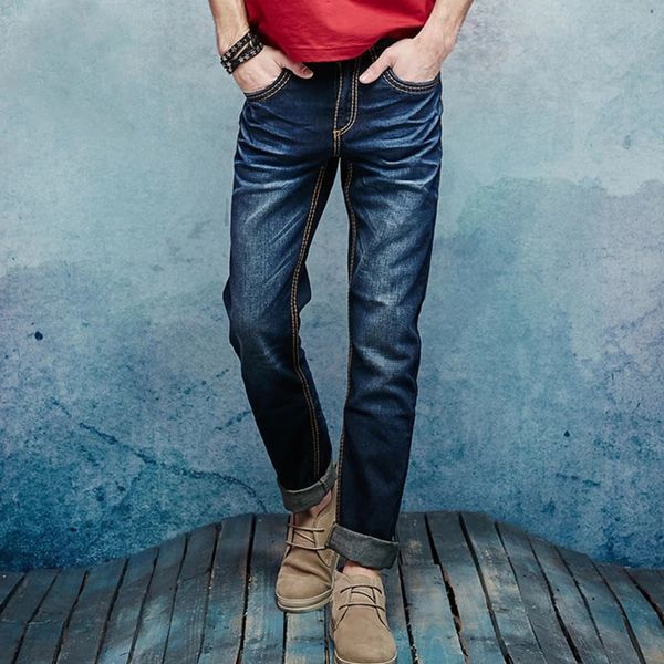 new autumn winter jeans men fashion denim pants casual trousers length denim pants, Black
new autumn winter jeans men fashion denim pants casual trousers length denim pants, Black