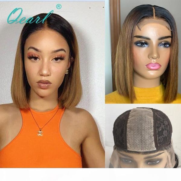 short bob human hair lace wigs 2x5 silk scalp wig ombre color straight brazilian remy hair for women 150% qearl, Black;brown
short bob human hair lace wigs 2x5 silk scalp wig ombre color straight brazilian remy hair for women 150% qearl, Black;brown