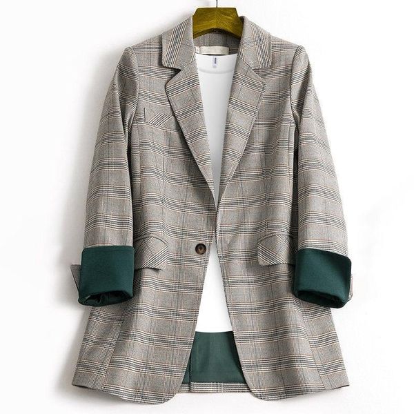 women's suits & blazers suit interview spring women work office business plaid long sleeve casual blazer lady v neck single button jack, White;black
women's suits & blazers suit interview spring women work office business plaid long sleeve casual blazer lady v neck single button jack, White;black