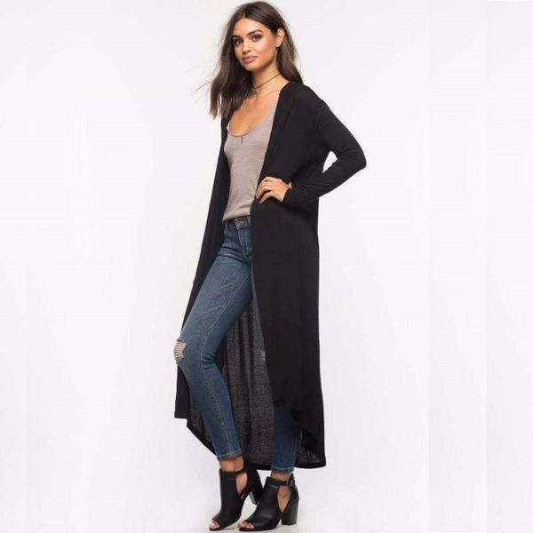 women's sweaters autumn 2021 casual long hooded cardigan women fashion thin loose sleeve cotton black cardigans plus size spring summer, White;black
women's sweaters autumn 2021 casual long hooded cardigan women fashion thin loose sleeve cotton black cardigans plus size spring summer, White;black