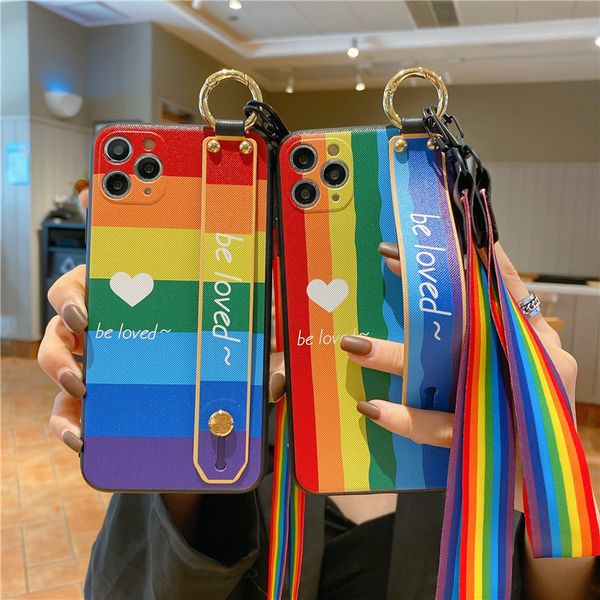 new rainbow stripes suitable for iphone12promax mobile phone case iphone 11 sets of wrist strap lanyard 7/8plus anti-fall x case
new rainbow stripes suitable for iphone12promax mobile phone case iphone 11 sets of wrist strap lanyard 7/8plus anti-fall x case
