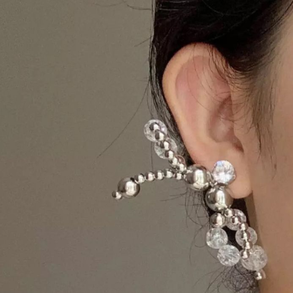 dangle & chandelier stylish hand woven dreamy bead metal string earrings irregular studs flash rhinestone gorgeous women evening banquet, Silver
dangle & chandelier stylish hand woven dreamy bead metal string earrings irregular studs flash rhinestone gorgeous women evening banquet, Silver