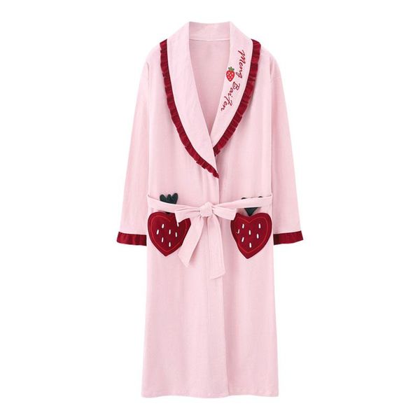 women's sleepwear women bathrobe long sleeve autumn night robe full cotton pajamas plus size3xl female sleep beach spa clothes, Black;red
women's sleepwear women bathrobe long sleeve autumn night robe full cotton pajamas plus size3xl female sleep beach spa clothes, Black;red