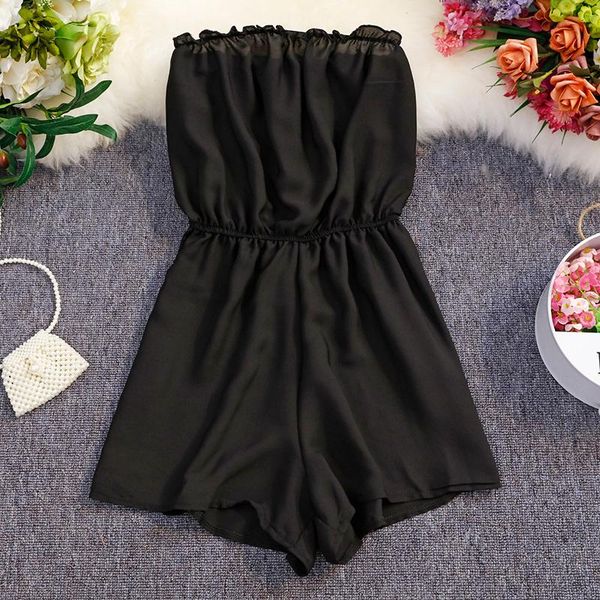catsuit black chiffon jumpsuit slim casual clothes bar club bodysuit shorts women summer romper pants clothing dropshipping, Black;white
catsuit black chiffon jumpsuit slim casual clothes bar club bodysuit shorts women summer romper pants clothing dropshipping, Black;white