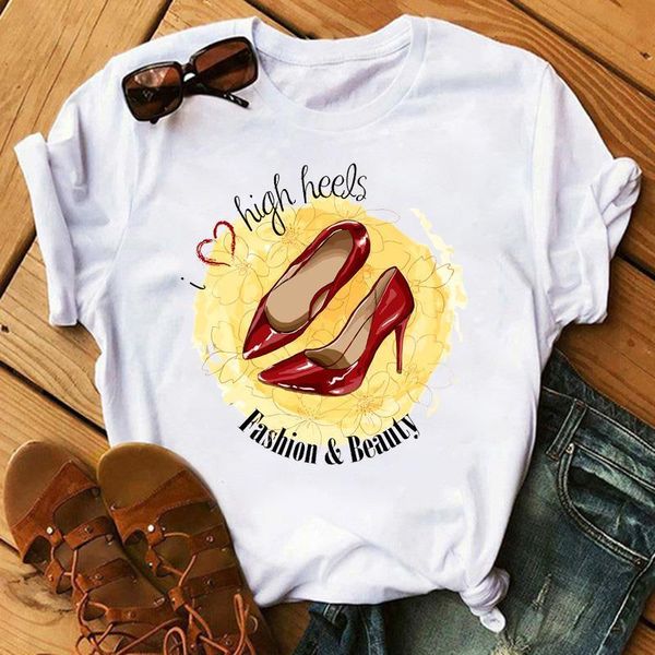 watercolor high heels shoes prin femme summer funny t shirt women 90s hip hop punk shirt girl cotton, White
watercolor high heels shoes prin femme summer funny t shirt women 90s hip hop punk shirt girl cotton, White