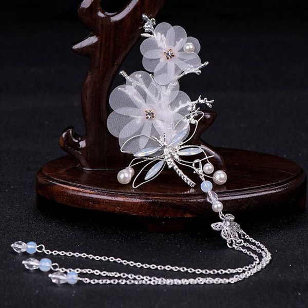 forseven 1pcs yarn flower butterfly long tassel hair clips hairpins headpiece women chinese hanfu dress hair jewelry accessories, Golden;silver
forseven 1pcs yarn flower butterfly long tassel hair clips hairpins headpiece women chinese hanfu dress hair jewelry accessories, Golden;silver