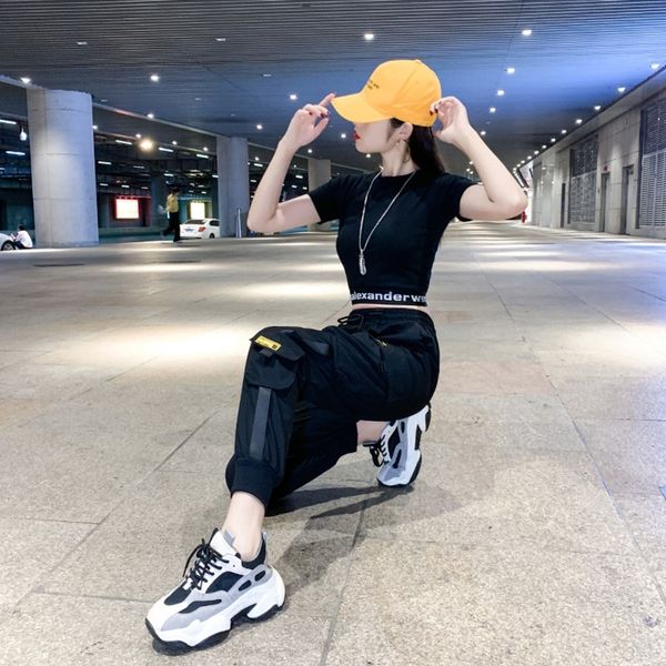dex0p women summer new 2020 hip-hop trendy overalls two-piece suit slim slim short sleeve handsome overalls suit for sports eqbwx, Gray
dex0p women summer new 2020 hip-hop trendy overalls two-piece suit slim slim short sleeve handsome overalls suit for sports eqbwx, Gray