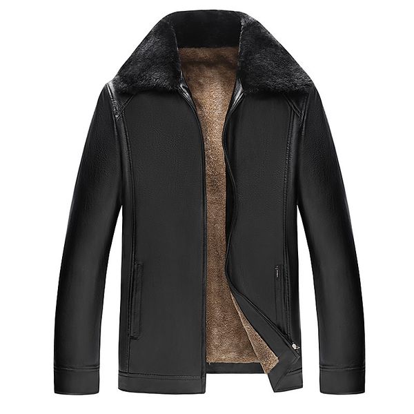 2020 collar zipper middle aged and elderly coat autumn winter plush pu leather jacket fur one father's wear
2020 collar zipper middle aged and elderly coat autumn winter plush pu leather jacket fur one father's wear