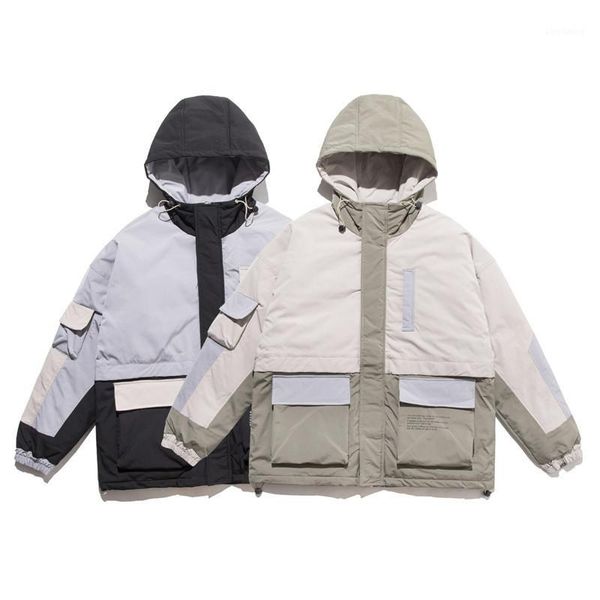 winter new japanese color matching pocket tooling cotton clothing men's trend loose thick casual cotton clothing1, Black
winter new japanese color matching pocket tooling cotton clothing men's trend loose thick casual cotton clothing1, Black