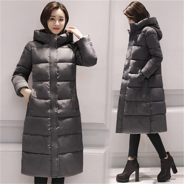 2021 new down winter parka cotton quilted long korean women's warm coat women coats mujer invierno kj774 iytw, Black
2021 new down winter parka cotton quilted long korean women's warm coat women coats mujer invierno kj774 iytw, Black