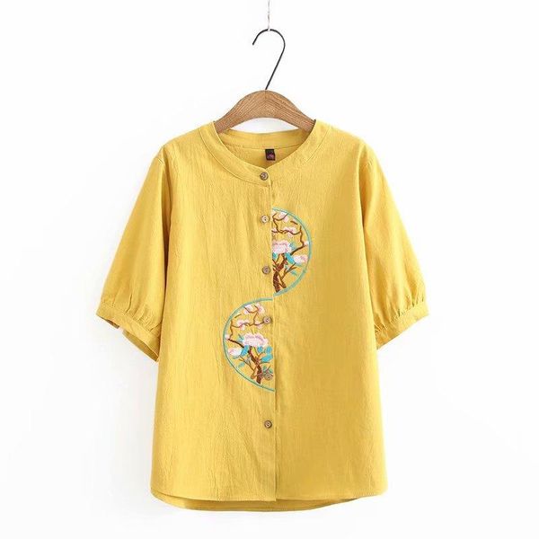 women's t-shirt plus size stand collar embroidery cotton women loose tshirts 2021 summer casual ladies soft t shirts female t-shirts, White
women's t-shirt plus size stand collar embroidery cotton women loose tshirts 2021 summer casual ladies soft t shirts female t-shirts, White