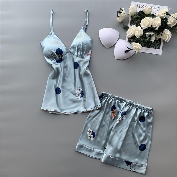 women's sleepwear 2 pieces women satin pajamas sets silk nightwear pyjama spaghetti strap sleep lounge pijama with chest pads1, Black;red
women's sleepwear 2 pieces women satin pajamas sets silk nightwear pyjama spaghetti strap sleep lounge pijama with chest pads1, Black;red