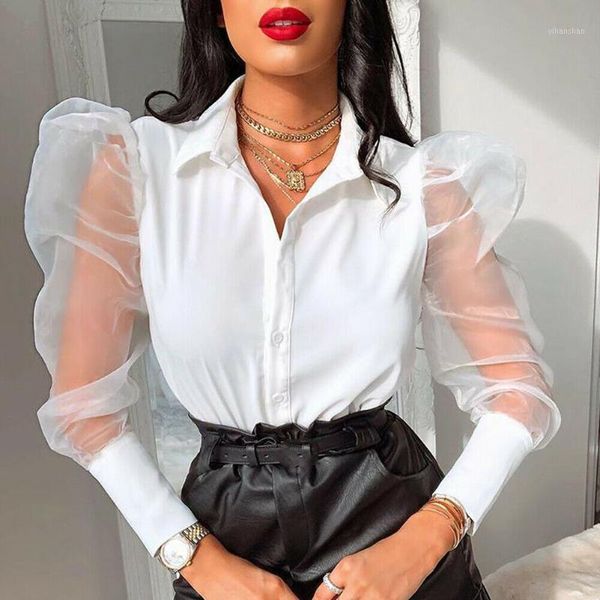 new womens fashion blouse perspective bubble sleeve v neck button elegant blouses ladies shirts blusas black white1, White
new womens fashion blouse perspective bubble sleeve v neck button elegant blouses ladies shirts blusas black white1, White