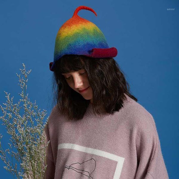 faramita holiday brand design rainbow cute elf novelty colorful childlike women girls kids boys hats hand-made 100% wool hat cap1, Blue;gray
faramita holiday brand design rainbow cute elf novelty colorful childlike women girls kids boys hats hand-made 100% wool hat cap1, Blue;gray