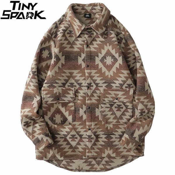 men's casual shirts hip hop men streetwear harajuku shirt vintage retro geometric print flannel cotton fleece long sleeve thick, White;black
men's casual shirts hip hop men streetwear harajuku shirt vintage retro geometric print flannel cotton fleece long sleeve thick, White;black