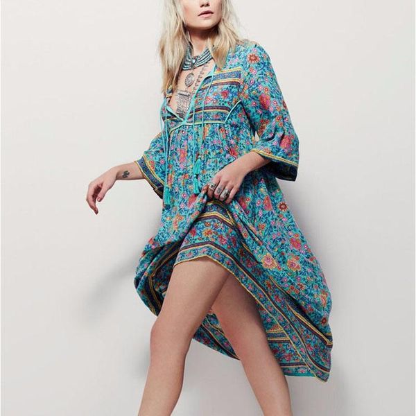 aecu women beach maxi dress boho long dress floral printing half sleeve v neck big pleated female vestidos plus size, Black;gray
aecu women beach maxi dress boho long dress floral printing half sleeve v neck big pleated female vestidos plus size, Black;gray