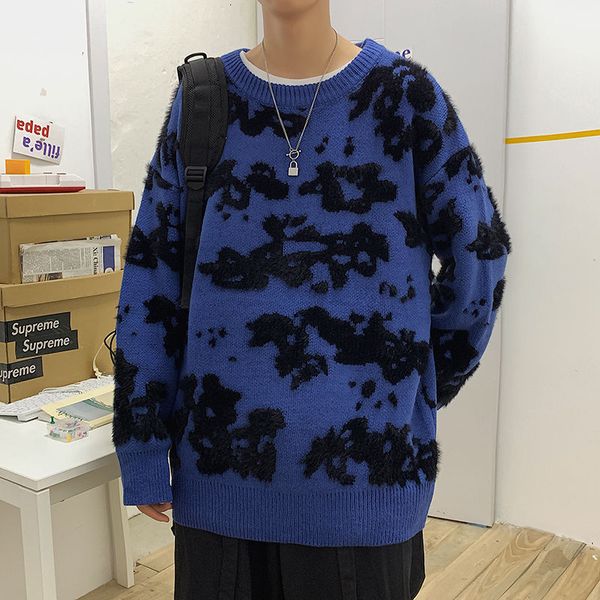 winter sweater men's warm fashion retro casual knitted pullover men wild loose korean knitting sweaters mens clothes -3xl, White;black
winter sweater men's warm fashion retro casual knitted pullover men wild loose korean knitting sweaters mens clothes -3xl, White;black