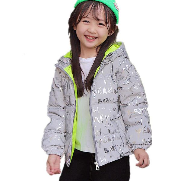 down coat winter fashion reflective kids jackets for boys girl children jacket thick hooded warm night wear, Blue;gray
down coat winter fashion reflective kids jackets for boys girl children jacket thick hooded warm night wear, Blue;gray